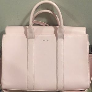 Matt & Nat laptop bag in pink